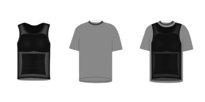 Débardeur de compression intégré + t-shirt extérieur = le LeanShirt 2-en-1
